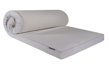Billede af Latex topmadras - 210x210 cm - 8 cm høj - Latex & naturlatex - Zen sleep topmadras til dobbelt seng hos Shopdyner.dk
