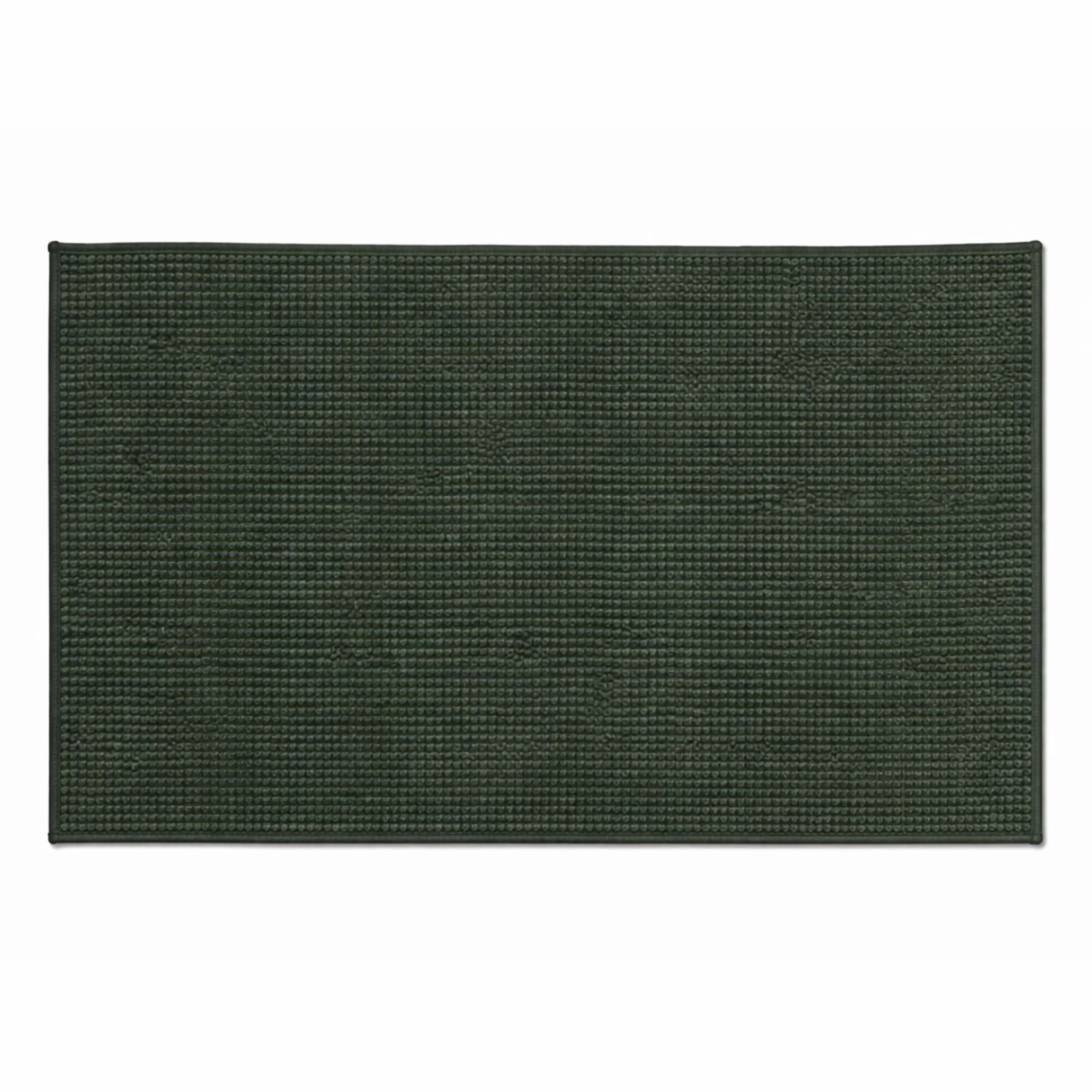 Bademåtte - 50x80 cm - Skridsikker bademåtte - Grøn billede
