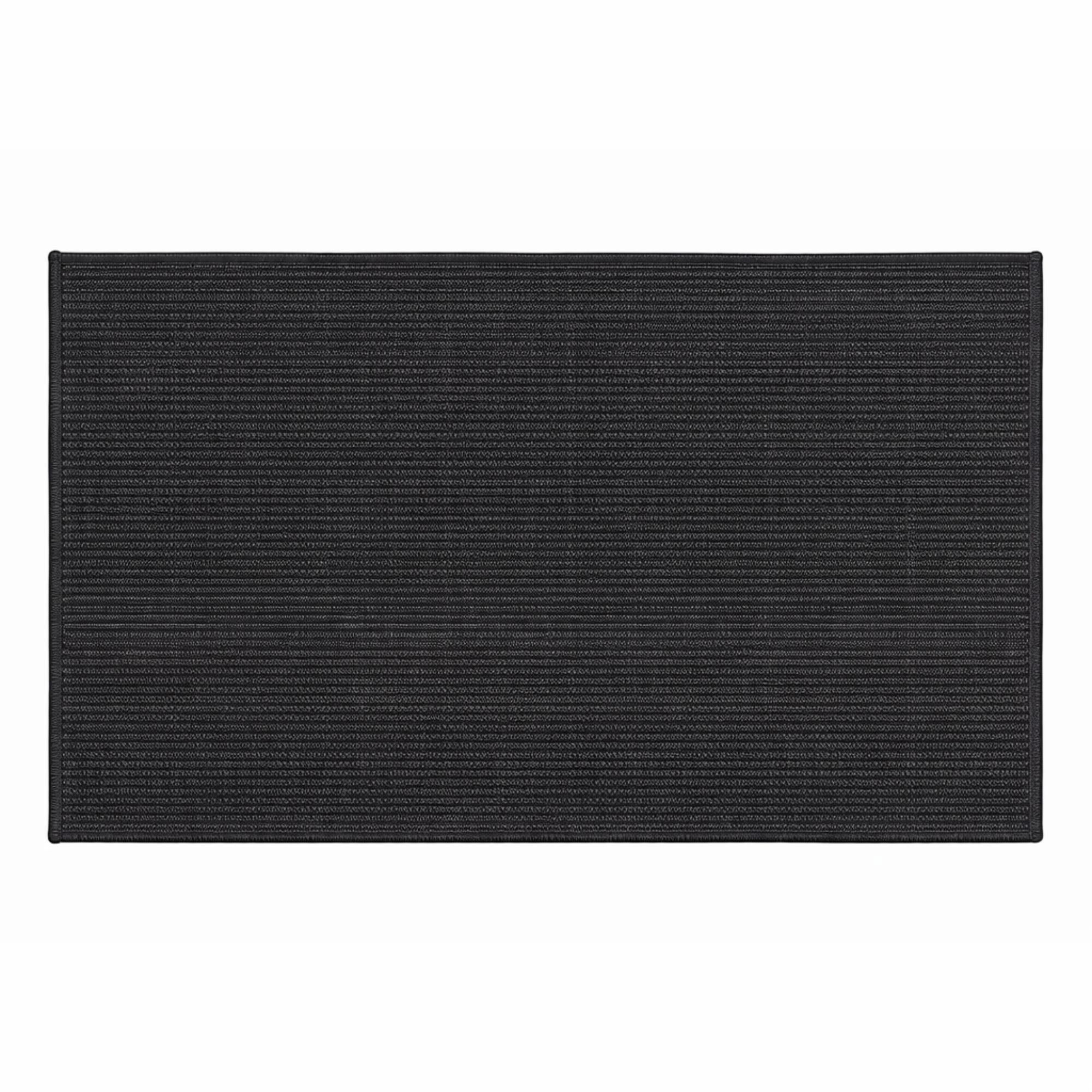 Bademåtte - 50x80 cm - Skridsikker bademåtte - Mørkegrå billede