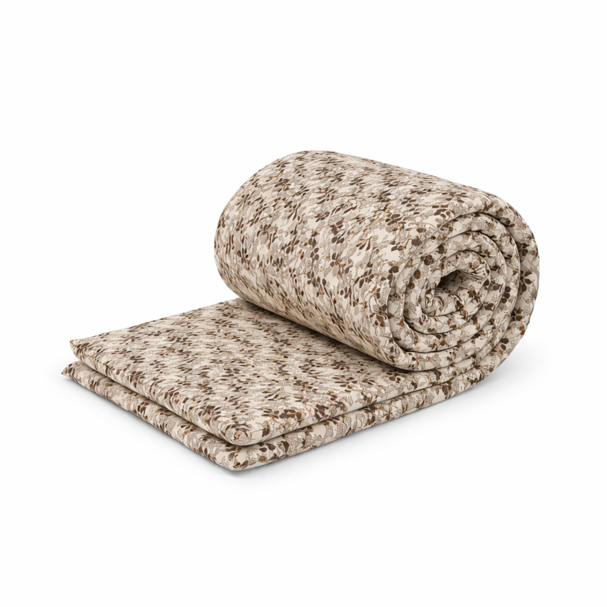 Sengerand - Passer til babyseng 120x60 cm - Beige med blade billede