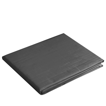 Kuvertlagen Med U Split 180x200 Cm Antrasitt 100% Bomuldssatin Borås Cotton Fra Turiform