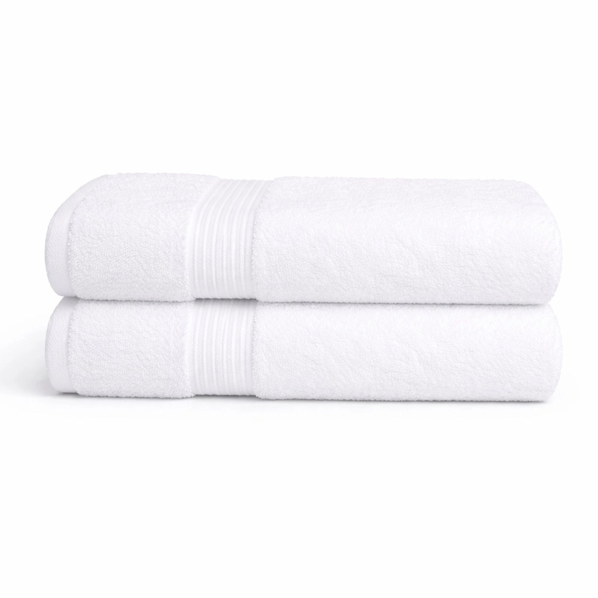 Bambus håndklæde - Gæstehåndklæde 40x60 cm - Bambus/bomuld - Hvid