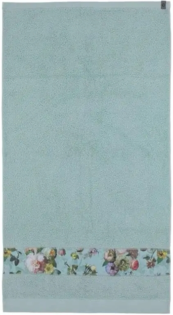 Billede af Essenza Fleur - Håndklæder - 60x110 cm - Støvet grøn - 100% bomuld - Håndklæder fra Essenza hos Shopdyner.dk