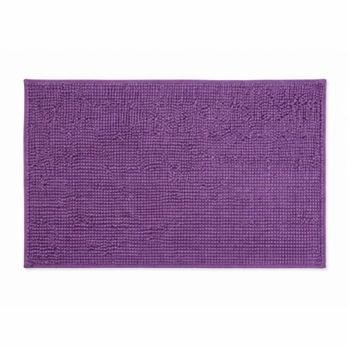 Bademåtte - 50x80 cm - Skridsikker bademåtte - Lilla