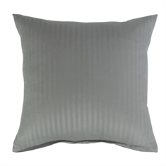  Pudebetræk 60x63 cm - Jacquardvævet - Grå - 100% Bomuldssatin