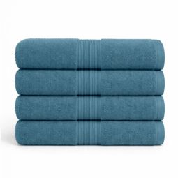 Bomulds håndklæde - 100% bomuld - Turkis