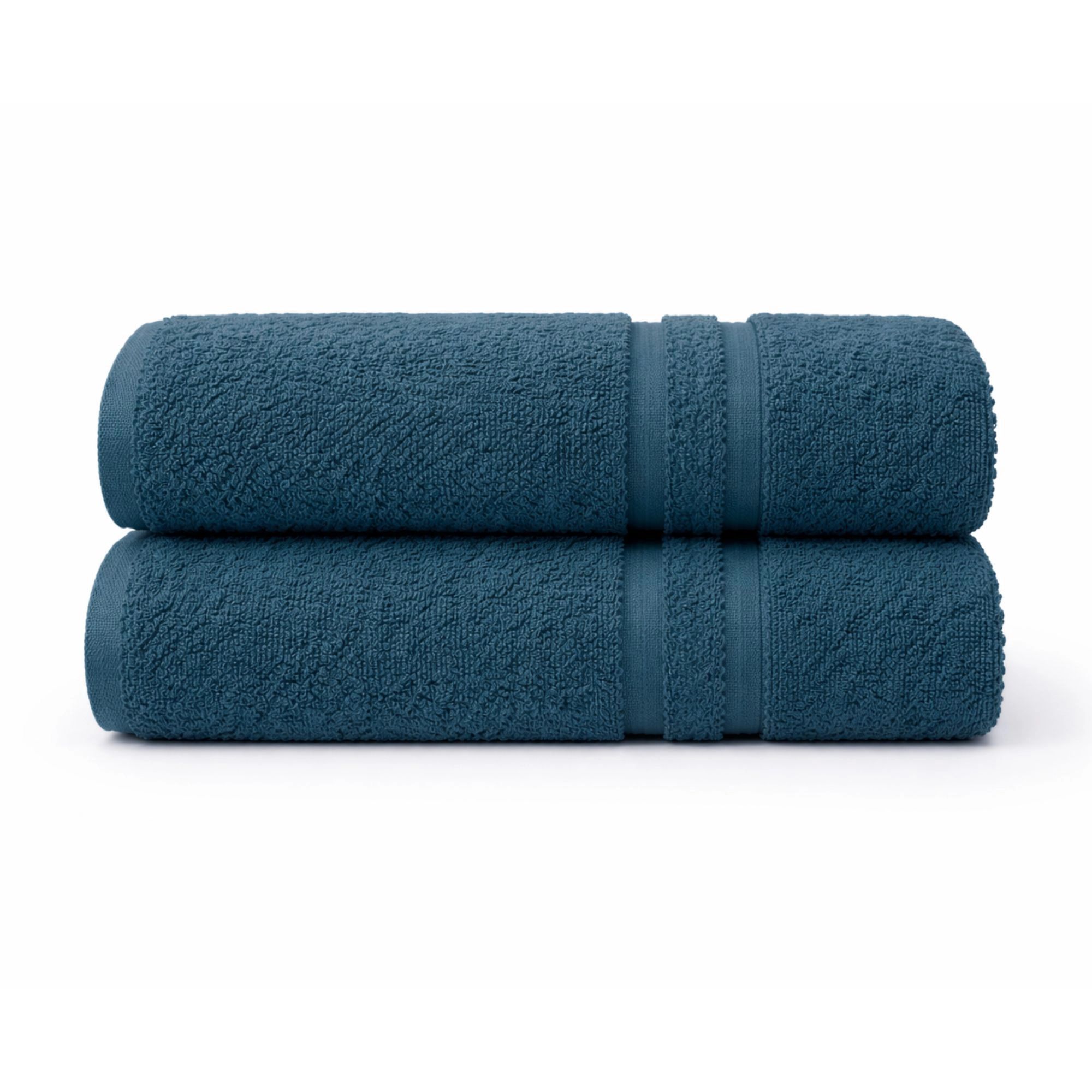 Bomulds håndklæde - 100% bomuld - Blå