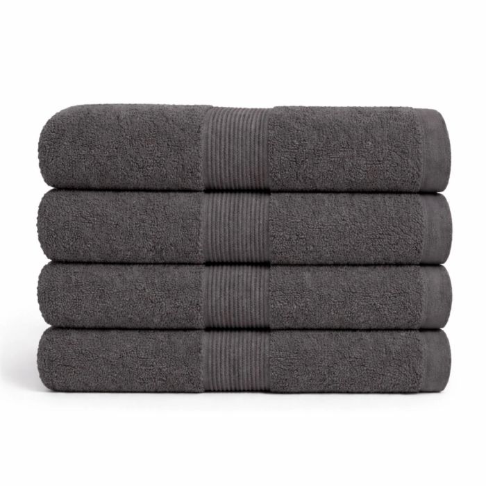 Bomulds håndklæde - 100% bomuld - Grå