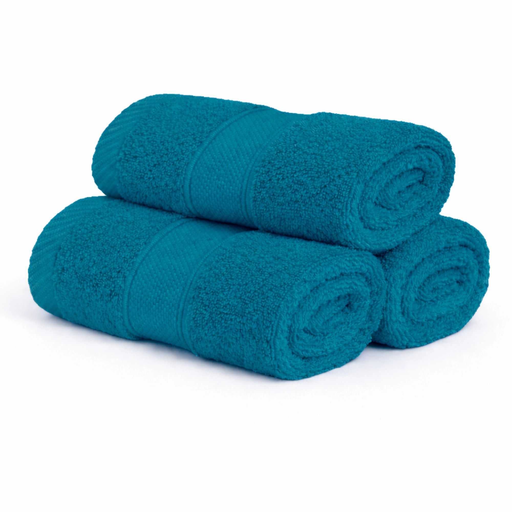 Bomulds vaskeklud - 100% bomuld - Vaskeklud 30x30 cm - Diamant - Petrol billede