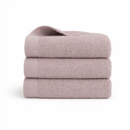 Bomulds håndklæde - 100% bomuld - Valmue - Rosa