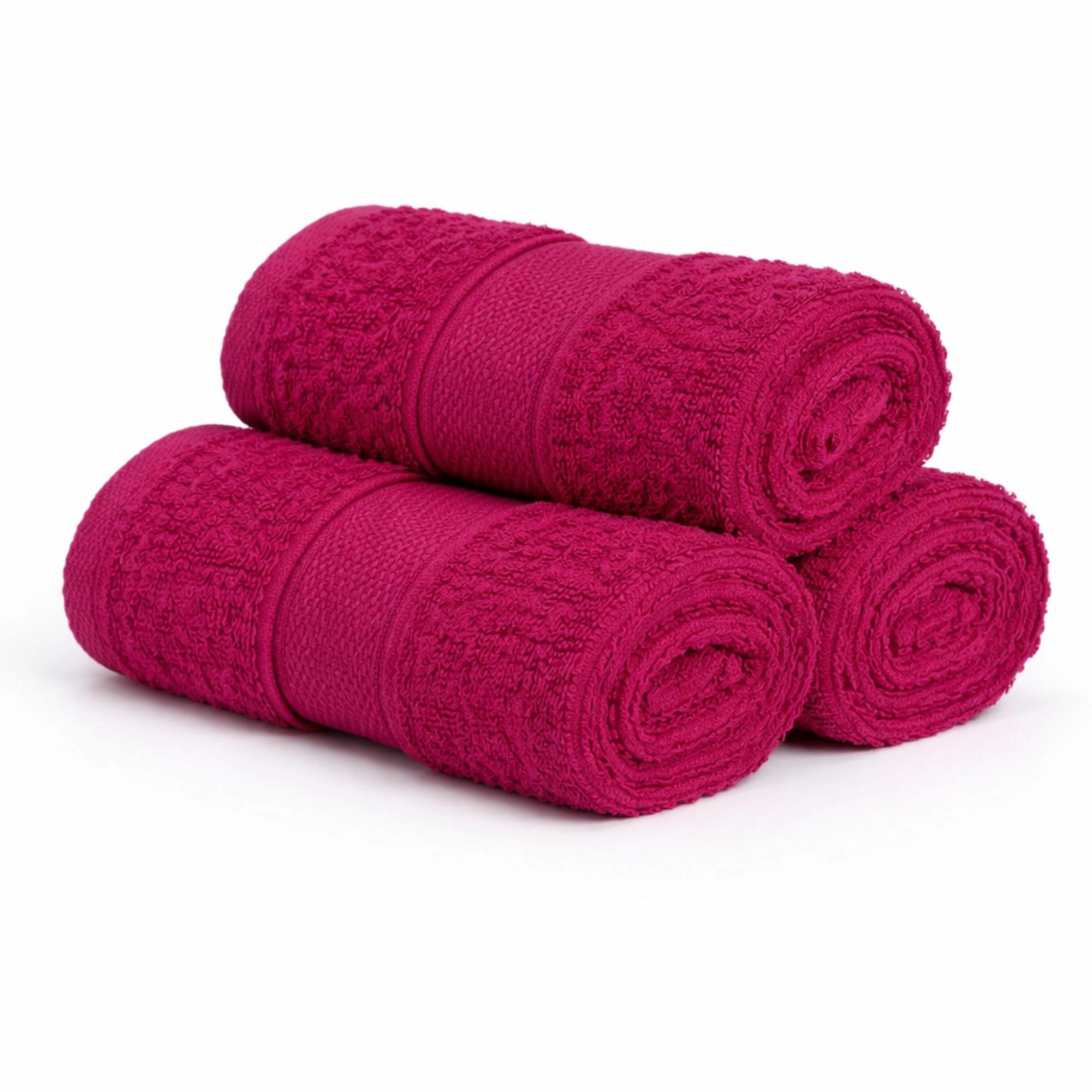 Bomulds vaskeklud - 100% bomuld - Vaskeklud 30x30 cm - Diamant - Aubergine billede