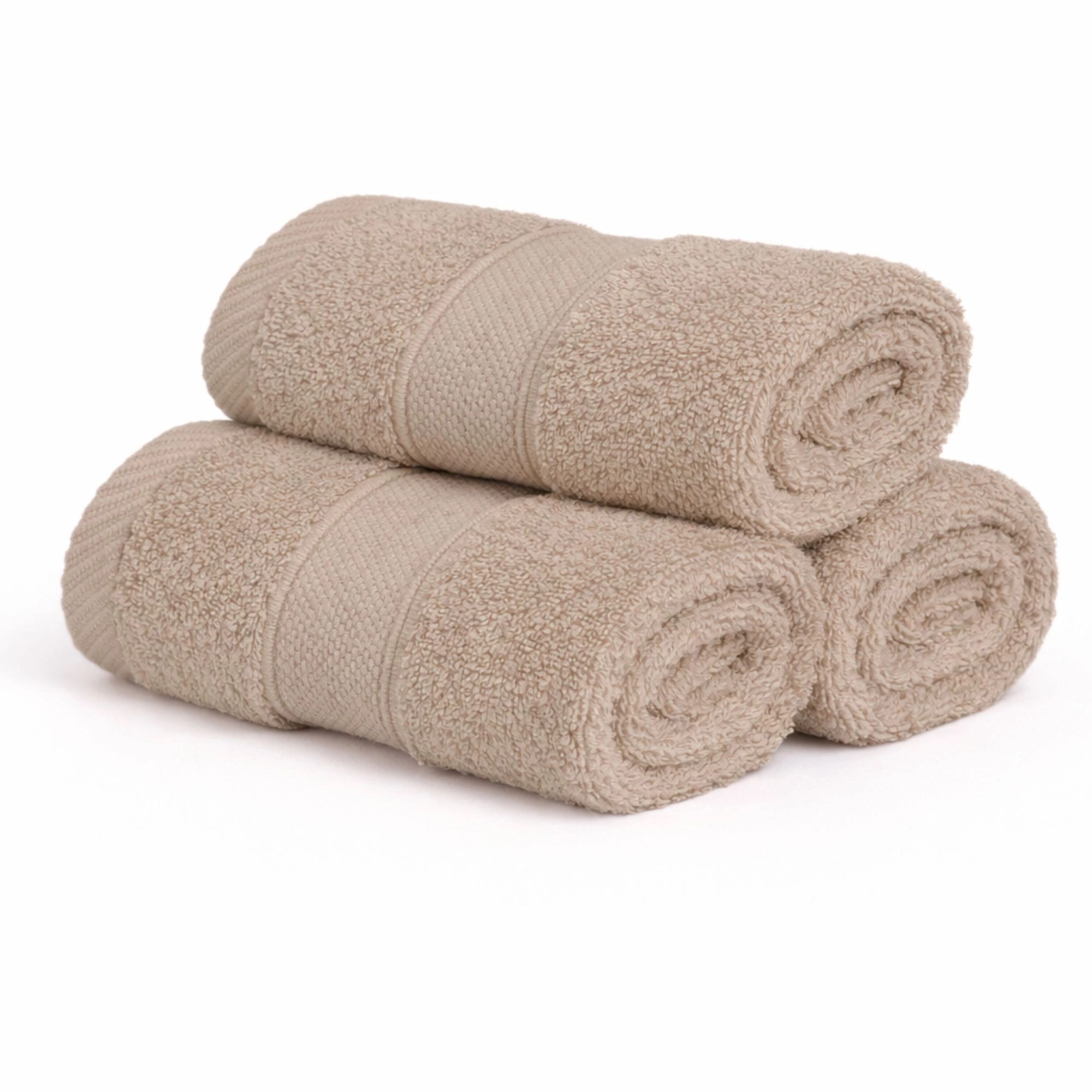 Bomulds vaskeklud - 100% bomuld - Vaskeklud 30x30 cm - Diamant - Sand billede