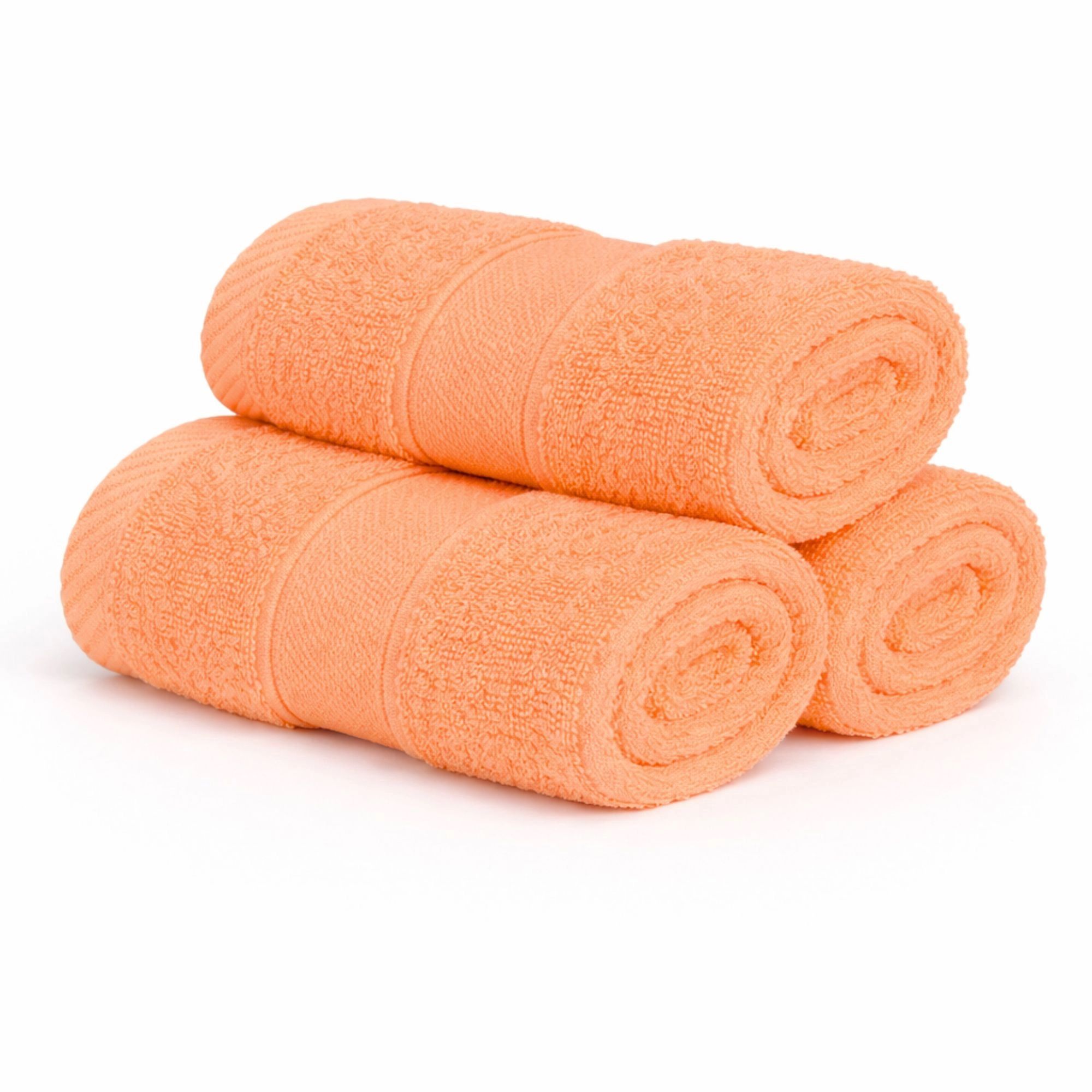 Bomulds vaskeklud - 100% bomuld - Vaskeklud 30x30 cm - Diamant - Orange billede